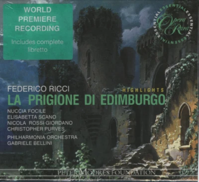 Ricci: La prigione di Eddimburgo - Scano, Robinson, Bellini - Opera Rara - Neu - Bild 1 von 2