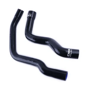 Radiator Hose Coolant Kit For 1981-87 Buick Regal 5.0L 305 Black Silicone Pipes - Picture 1 of 7