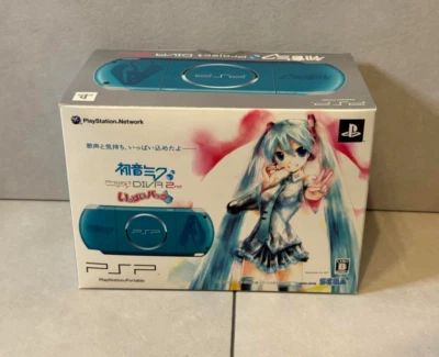 "NEW" SONY PSP 3000 Hatsune Miku Diva 2nd Limited Console vocaloid Collaboration - Image 1 of 4