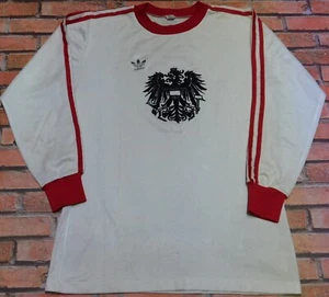 AUSTRIA ADIDAS MAGLIA CALCIO SHIRT NOLEL VINTAGE WEST GERMANY (748) tg. 5/6 - Imagen 1 de 3
