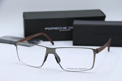 NUEVOS ANTEOJOS PORSCHE DESIGN P'8308 B MARRÓN METALIZADO MARCOS AUTÉNTICOS 57-14 Foto 1 de 4