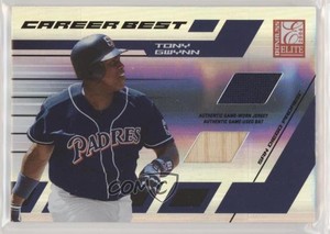 2004 Donruss Elite Career Best Combo Materials /50 Tony Gwynn #CB-35 HOF
