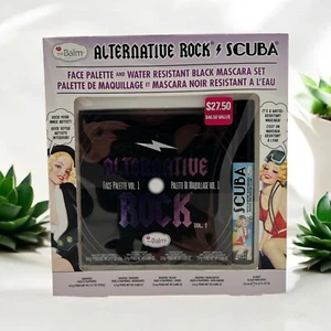 The Balm Cosmetics Alternative Rock Vol.1 Face Palette + Scuba Blk Mascara - Picture 1 of 13