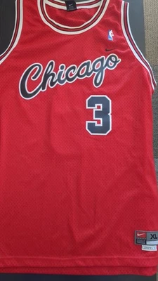 Camiseta Nike Swingman Tyson Chandler Chicago Bulls Roja Talla XL Nike #3 Foto 1 de 2