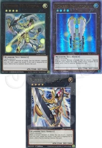 Yugioh Number 39 Utopia - 3 different artwork - NM- Plus Free Holo Card - Picture 1 of 1