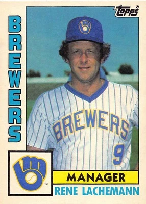 1984 Topps Traded #67T Rene Lachemann Near mint or better - Image 1 of 2