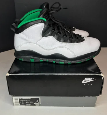 NIKE AIR JORDAN X 10 RETRO SEATTLE SUPERSONICS 310805-137 TALLA 12 con caja Foto 1 de 4