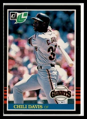 Chili Davis 1985 Leaf #66 San Francisco Giants - Image 1 of 2