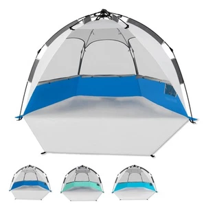 6 Person Large Instant Pop Up Beach Tent, UV Protection Portable Easy Setup S... - Picture 1 of 6