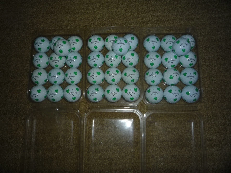 39 pelotas de golf Callaway Shamrock usadas ¡en estado AAAAA! Foto 1 de 1