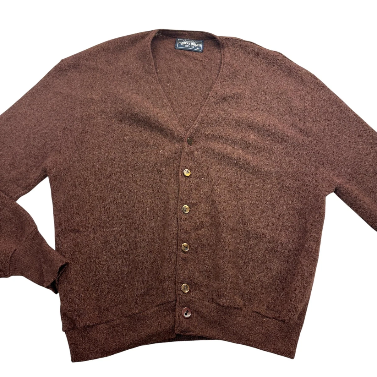 Vintage Alpaca Cardigan In Men's Sweaters for sale | eBay