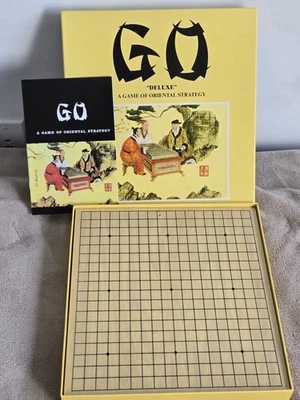 Hansen Board Game GO Deluxe Ed Oriental Strategy Stones Chinese Strategy - Image 1 of 4