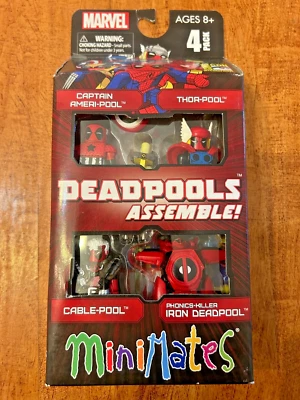 DEADPOOL: DEADPOOLS ENSAMBLE MINIMATES FIGURA CAJA SET DIAMANTE SELECT MARVEL SDCC Foto 1 de 4