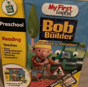 LeapFrog My First LeapPad Bob The Builder Bob Saves The Porcupine Pre-School - Picture 1 of 3