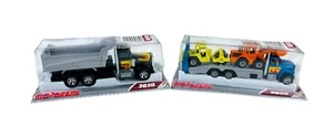 Majorette 3032 Heavy Duty Construction Hauler and 3036 Dump Truck - Sealed - Picture 1 of 8