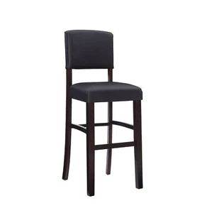 Linon Monaco Stool 30" Espresso 30" - Picture 1 of 11