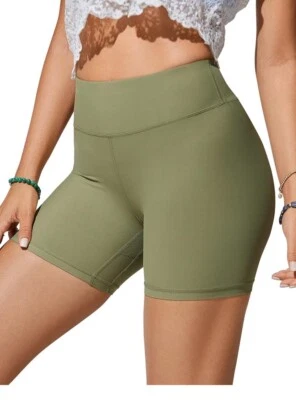 Pantalones Cortos de Natación CRZ Yoga para Mujer Medianos Secado Rápido Absorbente 5” Cintura Alta Tabla Corta Foto 1 de 4