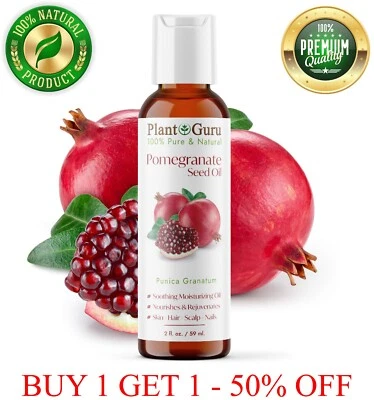 Pomegranate Seed Oil 2 oz. Cold Pressed 100% Pure Unrefined For Skin Face Hair