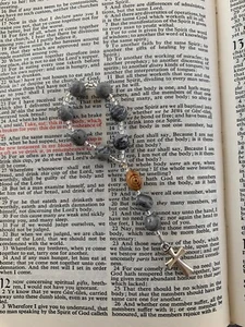 Protestant Pocket Prayer beads, Prayer Tools, Rosary, Christian gift - Picture 1 of 6