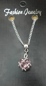 Juni Geburtsstein Anhänger Halskette 45.7cm Oder 61cm Kette Geburt Stein Charm - Bild 1 von 6