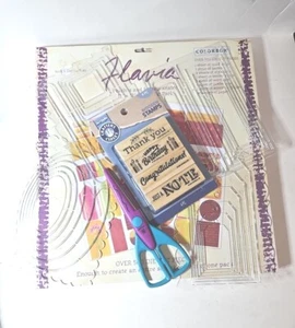 Flavia Papers Scrapbook Peaches Pomegranates 4 Basic Shape Template XActo Stamps - Picture 1 of 24
