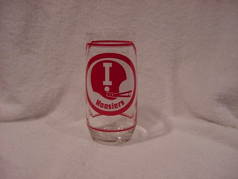 VERY RARE Indiana Hoosiers 1976 Sam's Collector's Series Glass Tumbler, MINT!! Cover
