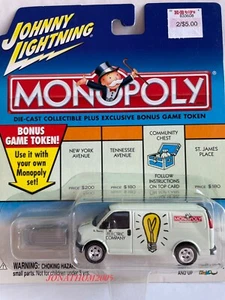 Johnny Lightning - Monopoly - Electric Company - GMC Utility Van 1/64 Scale - Picture 1 of 4