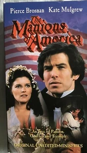 The Manions Of America-VHS Pierce Brosnan/Kate Mulgrew-3=Tape Box Set Miniseries - Picture 1 of 3
