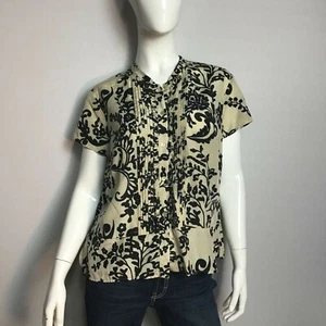 Jones New York Ruffled Front Blouse - Picture 1 of 8