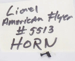 HO / LIONEL / AMERICAN FLYER / DIESEL LOCOMOTIVE #5513 / PLASTIC HORN / HTF PART - Picture 1 of 2