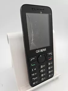Alcatel 2038X Black Unlocked 128MB Mobile Button Phone Cracked Incomplete - Picture 1 of 10