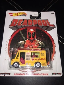 ๐ฅ๐ฏ๐๐ฅ๐ฏ๐๐ฅ๐๐๐ฅ๐ฏHOT WHEELS RETRO DEADPOOL CHIMICHANGA ๐ฏTRUCK REAL RIDERS - Picture 1 of 4