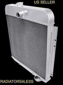 NEW CHAMPION 3 ROW ALL ALUMINUM RADIATOR 1949 1950 PLYMOUTH CARS CC4950 - Picture 1 of 3