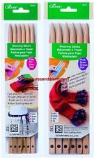 Clover WEAVING STICKS 6 Pieces Plus Tapestry Needle - Choose Your Size or Both!