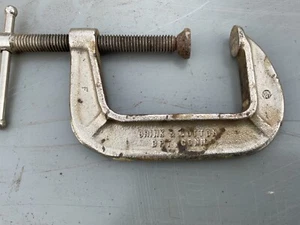 Vintage BRINK & COTTON No. 143-3 Inch C Clamp - Picture 1 of 4