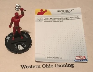 Heroclix Rock Troll #004 USED Hammer of Thor Single Figure - Picture 1 of 1