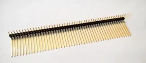 Qty 24 pcs TSW-148-13-G-S-RA 48-Pos Male Header Gold 2.54mm R/A T/H Samtec - Foto 1 di 5