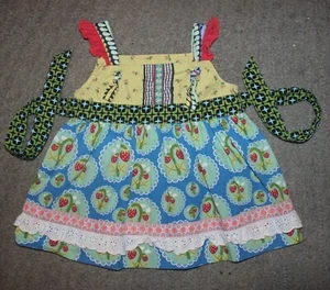 Matilda Jane (It's A Wonderful Parade) Love Bug Knot Top -Size 4 - EUC - Picture 1 of 5