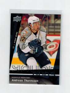2009-10 Upper Deck Young Guns Rookie #477 Andreas Thuresson