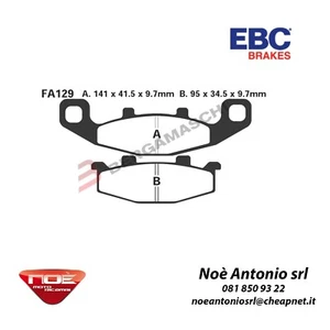 pastiglie freno KAWASAKI GPX 400 R ZR 550 ZEPHYR ZR 1100 ZEPHIR EBC FA129 COD410 - Foto 1 di 2