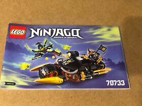 LEGO Ninjago Instruction Manual Set 70733