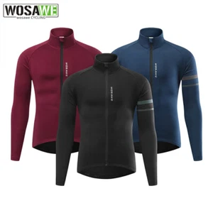 WOSAWE Fahrradjacke winddicht Thermo Fleece warm Mantel MTB Bike Racing Tops - Bild 1 von 16