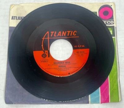 ABBA - Mama Mia / Tropical Loveland 45 Vinyl Record Single 7" 1975 TESTED - Image 1 of 4