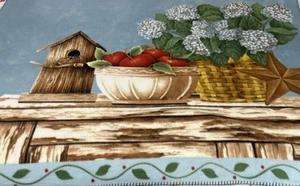 Throw Blanket Granny Core Blanket Stitch lovely border, Cottage Core 45X45 - Picture 1 of 3