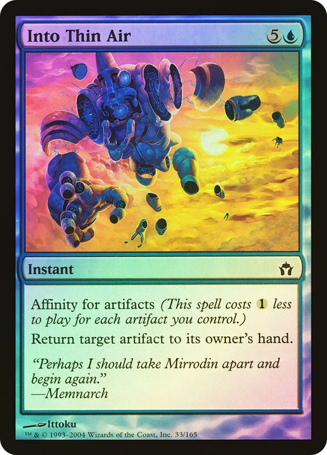 MTG FOIL Into Thin Air  - Fifth Dawn #033 - Image 1 of 1