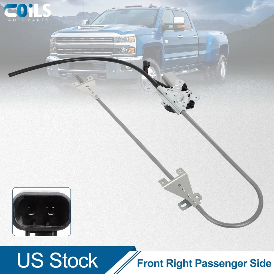 Regulador de ventana lateral para pasajero delantero Peterbilt 387 2006-2010 con motor Foto 1 de 4