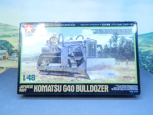 1/48 Kit Tamiya #32565 Segunda Guerra Mundial Marina Japonesa Komatsu G40 Bulldozer Nuevo en Caja Abierta - Imagen 1 de 2