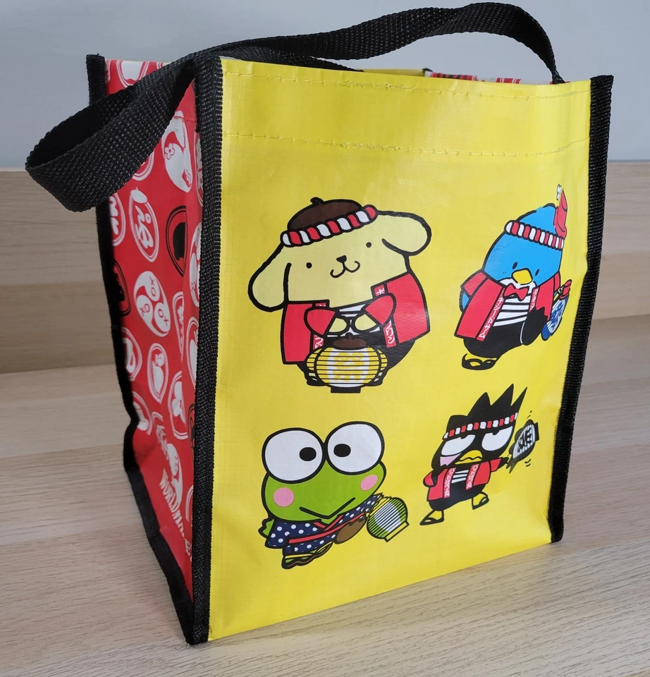 Bolso de compras reutilizable Keroppi World Market Sanrio doble asa Badtz-Maru Foto 1 de 4