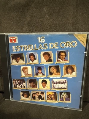 16 ESTRELLAS DE ORO Various EXITOS CD 1989 LATIN POP OOP Gabriel Julio Perales M - Image 1 of 4