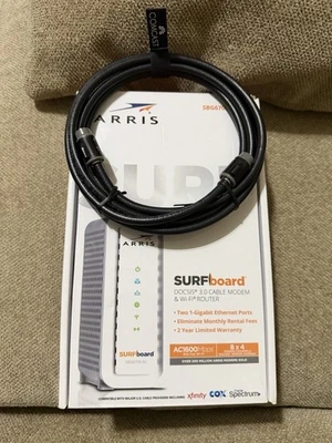 ARRIS Surfboard SBG6700-AC Docsis 3.0 Cable Modem AC1600 Dual Band Wi-Fi Router - Image 1 of 4